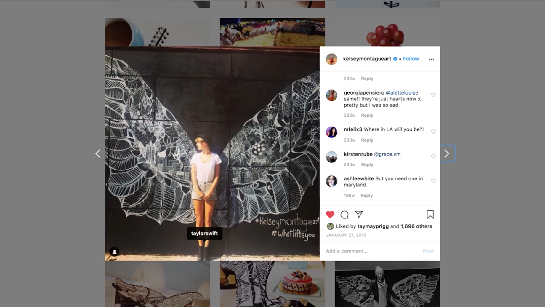 Wings Mural Timelapse & Interview with Kelsey Montague
